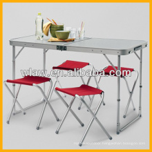 folding table and chairs for camping life